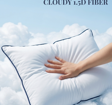 Labham Loft Pillow — Ultra-Soft Micro Peach Bed Pillow with 1.5D Microfibre Fill | Hypoallergenic & Machine Washable | 46 × 71 cm