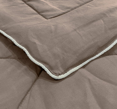 Casper Super Soft All Season AC Comforter 300GSM - Pure Virgin Microfiber, Insulating & Thermal Comfort (Light Taupe)