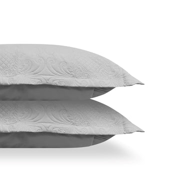 Sensation Ultrasonic Quilted  Bed Cover set(Light grey)