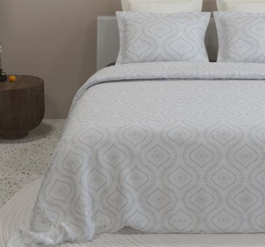 300TC Percale Cotton King Bedsheet -Kadambari