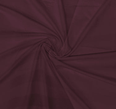 Simple Living - 210TC Satin Stripe Bedsheet Set(Maroon)