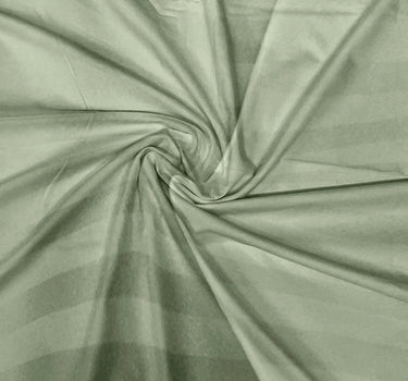 Simple Living - 210TC Satin Stripe Bedsheet Set(Midnight Green)