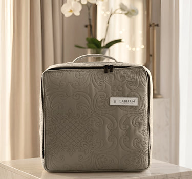 Sensation Quilted Bedcover cum AC comforter Set with 2 Pillow Covers.(Mocha)