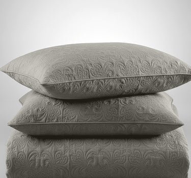 Sensation - Quilted King Bedcover Set with 2 Pillow Covers(Mocha)