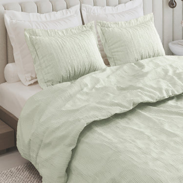 Heather - Yarn Dyed Linen King Size Bedsheet Set