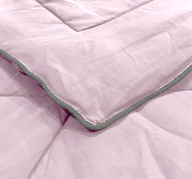 Casper Super Soft All Season AC Comforter 300GSM - Pure Virgin Microfiber, Insulating & Thermal Comfort (Pale Pink)