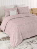 Sensation - Quilted King Bedcover Set with 2 Pillow Covers(Peach) thumbnail 1