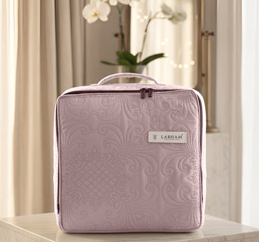 Sensation Quilted Bedcover cum AC comforter Set with 2 Pillow Covers.(Peach)