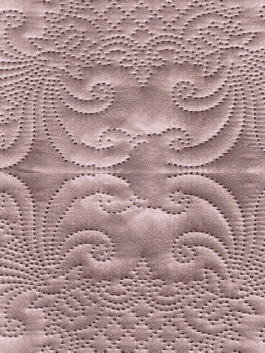 Sensation - Quilted King Bedcover Set with 2 Pillow Covers(Peach) — view 8