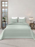 LABHAM® Azure Quilted King Bedcover Set – 300 GSM EverTouch™ Microfibre with LazerTech™ Quilting, 2 Pillow Covers & Storage Bag – Pista 2