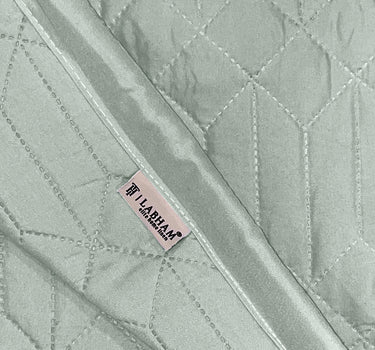 LABHAM® Azure King Size Bedcover Set - 300GSM Quilted, (90"x108") Super Soft, Durable, Easy Care, Bedspread with 2 Pillow Covers & Storage Bag (Pista)