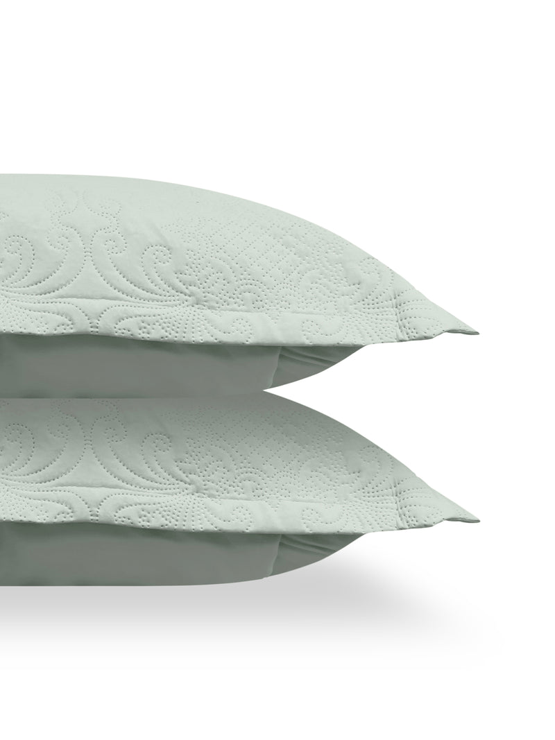 Sensation - Quilted King Bedcover Set with 2 Pillow Covers(Pistachio) image 7