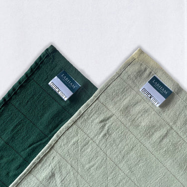 Quickdry - Pack of 2 Super Soft Bath Towels (Green&Pistachio)