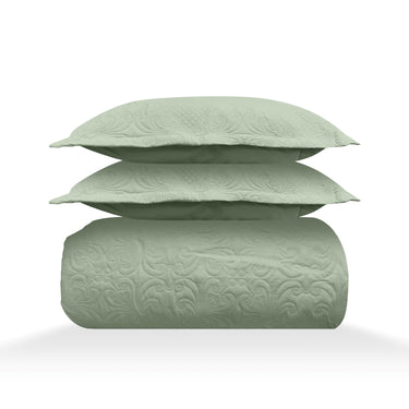 Sensation-300TC Pure Cotton BedCover (Pistachio)