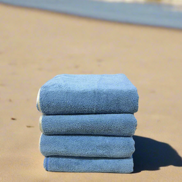 Insignia 450GSM High Absorbant, Super Soft, Anti Microbial, Bath Towel (75cm x 150cm), Powder Blue