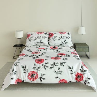 Rose Garde - 180TC 100% Cotton Bedsheet Set ( Double Bed)