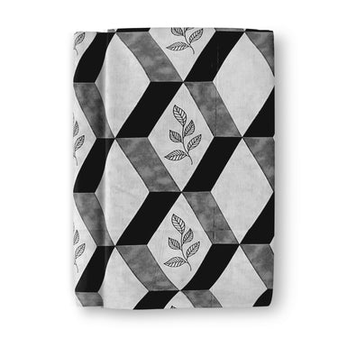 Retro - 180TC 100% Cotton Bedsheet set (Double Bed)