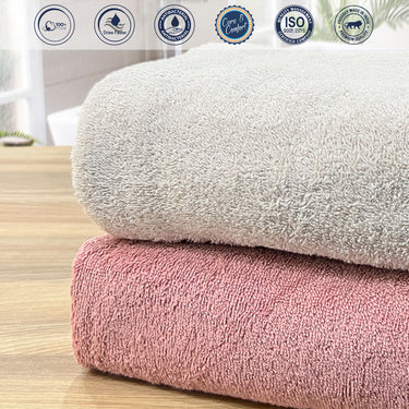 Revive- Pack of 2 Multipurpose Super Soft Hand Towels (Pelican&Rose)