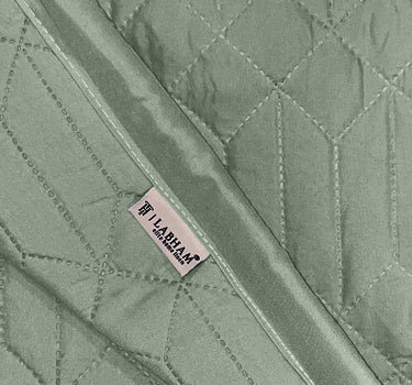 LABHAM® Azure King Size Bedcover Set - 300GSM Quilted, (90"x108") Super Soft, Durable, Easy Care, Bedspread with 2 Pillow Covers & Storage Bag (Sage)