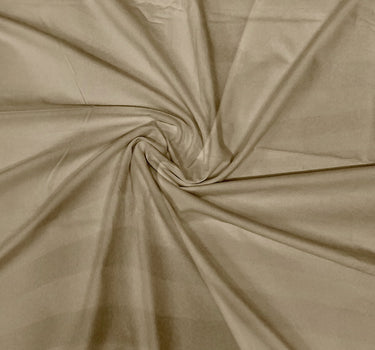 Simple Living - 210TC Satin Stripe Bedsheet Set(Sand Medium)