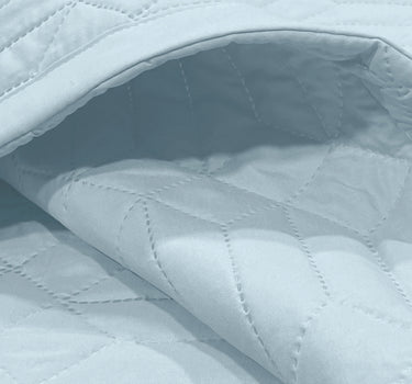 LABHAM® Azure King Size Bedcover Set - 300GSM Quilted, (90"x108") Super Soft, Durable, Easy Care, Bedspread with 2 Pillow Covers & Storage Bag (Sky)