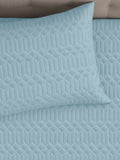 LABHAM® Azure Quilted King Bedcover Set – 300 GSM EverTouch™ Microfibre with LazerTech™ Quilting, 2 Pillow Covers & Storage Bag – Sky 6