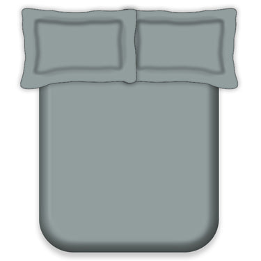 300TC - King size Solid Bedsheet Set (Sky Blue)