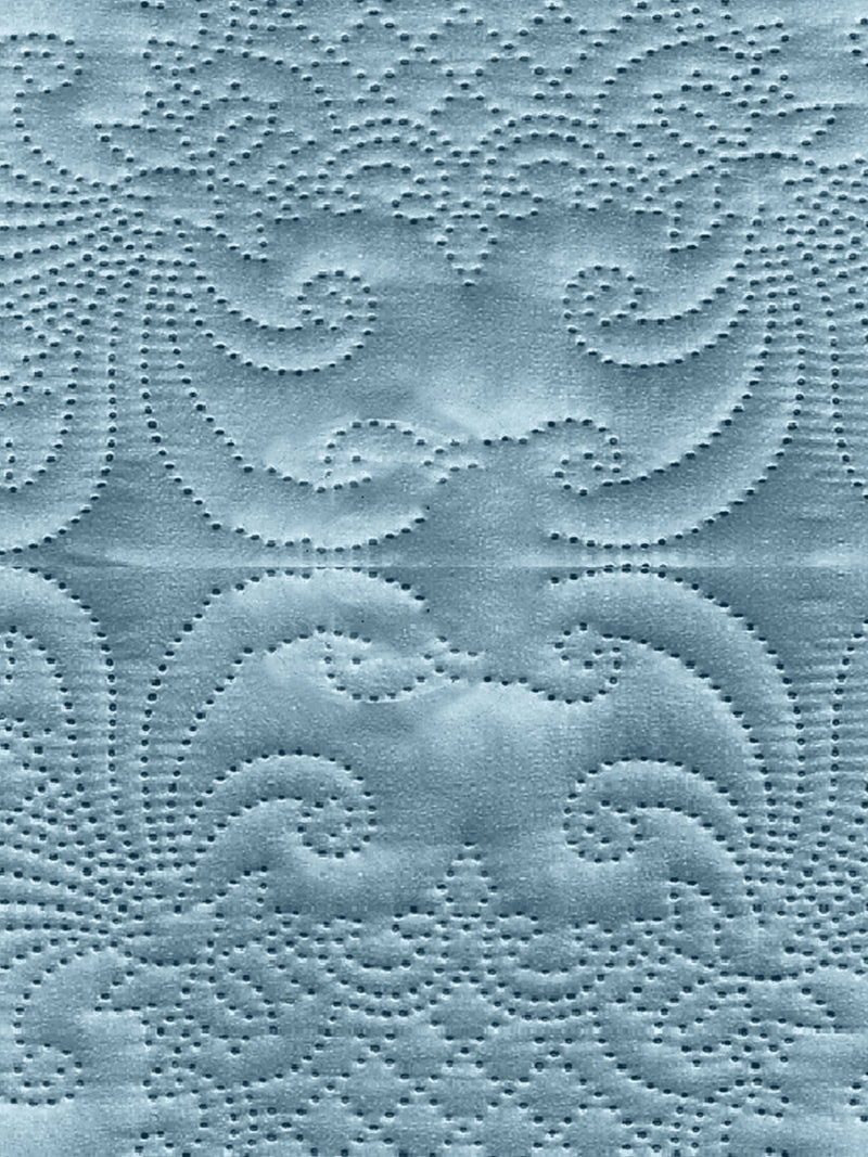Sensation - Quilted King Bedcover Set with 2 Pillow Covers(Sky) image 7