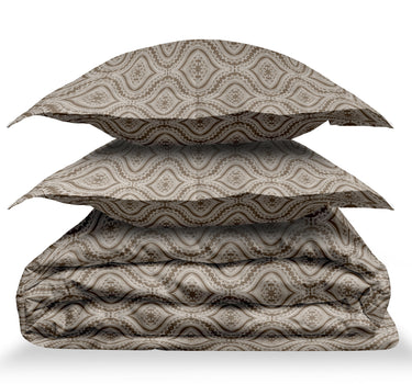 Kadambari 300TC Percale Cotton 7Pc Luxury Bedding Set