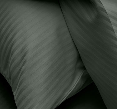 Simple Living - 210TC Satin Stripe Bedsheet Set(Tea Green)