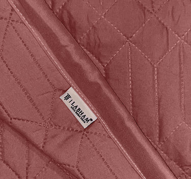 LABHAM® Azure King Size Bedcover Set - 300GSM Quilted, (90"x108") Super Soft, Durable, Easy Care, Bedspread with 2 Pillow Covers & Storage Bag (Terracotta)