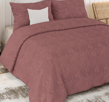 Sensation Quilted Bedcover cum AC comforter Set with 2 Pillow Covers.