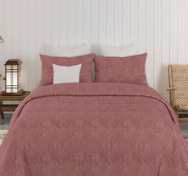 Sensation Quilted Bedcover cum AC comforter Set with 2 Pillow Covers.