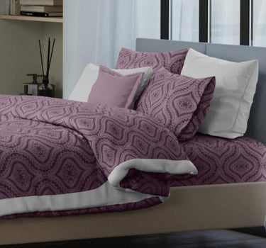 Kadambari 300TC Percale Cotton 7Pc Luxury Bedding Set