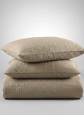 Sensation - Quilted King Bedcover Set with 2 Pillow Covers(Walnut) thumbnail 3