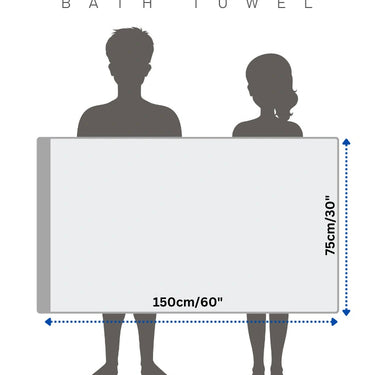 Insignia 450GSM High Absorbant, Super Soft, Anti Microbial, Bath Towel (75cm x 150cm), Walnut