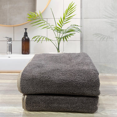 Insignia 450GSM High Absorbant, Super Soft, Anti Microbial, Bath Towel (75cm x 150cm), Walnut