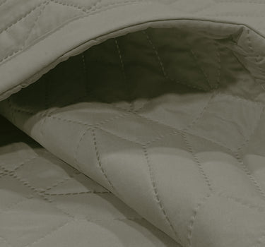 LABHAM® Azure King Size Bedcover Set - 300GSM Quilted, (90"x108") Super Soft, Durable, Easy Care, Bedspread with 2 Pillow Covers & Storage Bag (Walnut)