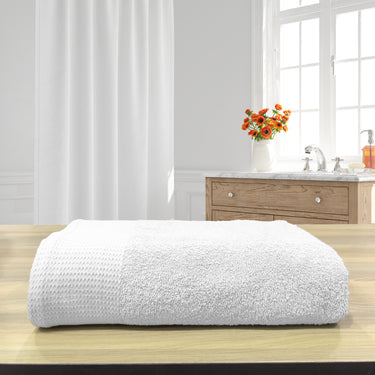 Revive- Pure Cotton Towel for Bath - 500GSM - Fluffy & Soft - Super Absorbent - 1pc Bath Towel (90cm x 180cm) - XXL Size