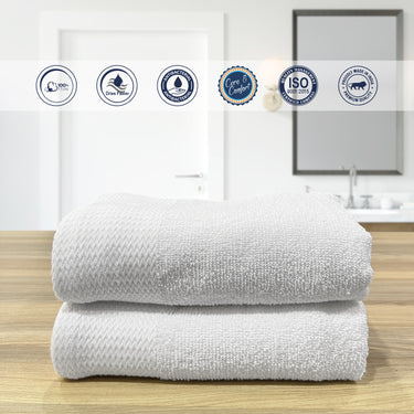 Revive- Multipurpose Super Soft Hand Towels (White)