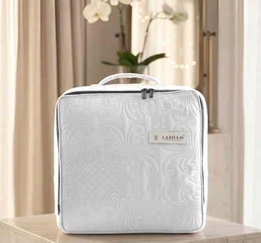 Sensation Quilted Bedcover cum AC comforter Set with 2 Pillow Covers.(White)