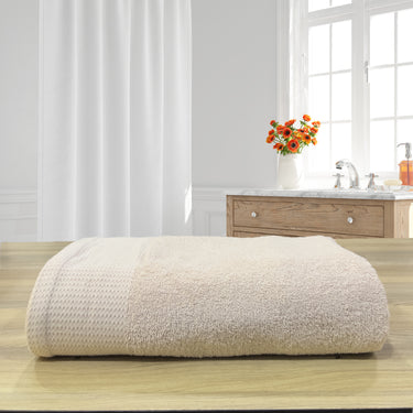 Revive- Pure Cotton Towel for Bath - 500GSM - Fluffy & Soft - Super Absorbent - 1pc Bath Towel (90cm x 180cm) - XXL Size