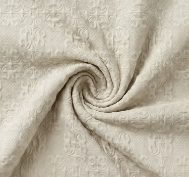 Sensation - Quilted King Bedcover Set with 2 Pillow Covers(Beige)