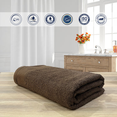 Revive- Pure Cotton Towel for Bath - 500GSM - Fluffy & Soft - Super Absorbent - 1pc Bath Towel (90cm x 180cm) - XXL Size