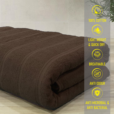 Quickdry- Super Soft Bath Towels (Brown)