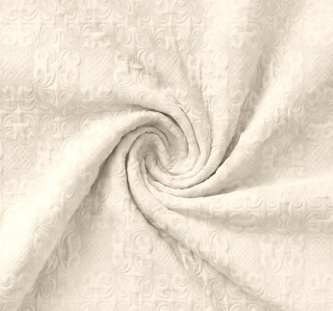 Sensation - Quilted King Bedcover Set with 2 Pillow Covers(Cream)