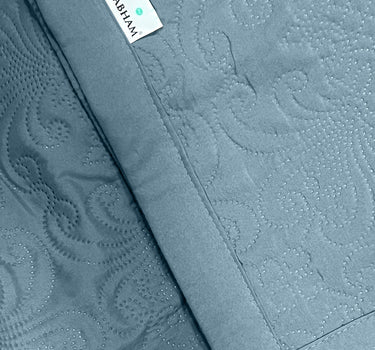 Sensation - Quilted King Bedcover Set with 2 Pillow Covers(Denim)