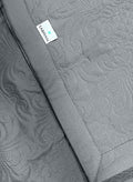 Sensation - Quilted King Bedcover Set with 2 Pillow Covers(Ash Grey) thumbnail 5