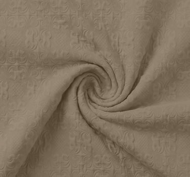 Sensation - Quilted King Bedcover Set with 2 Pillow Covers(Mocha)