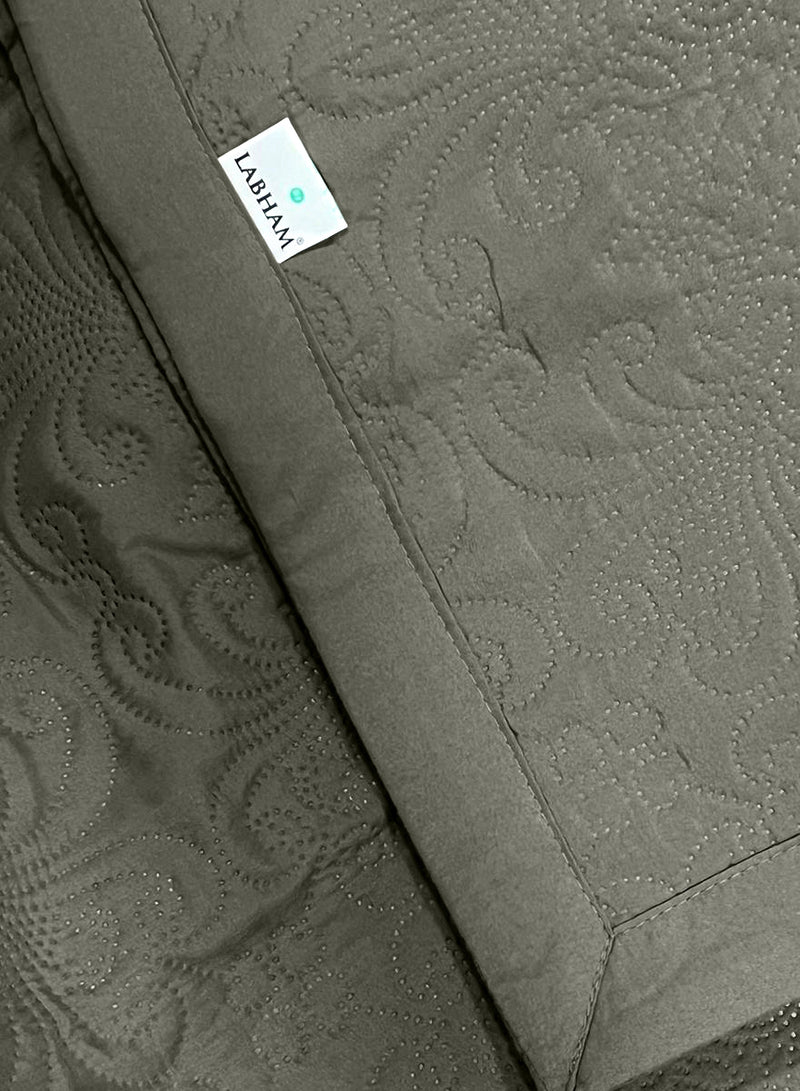 Sensation - Quilted King Bedcover Set with 2 Pillow Covers(Mocha) image 5